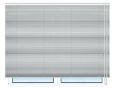 Алюминиевые горизонтальные жалюзи 50 мм №100 перфорация цена. Купить в «Мастерская Жалюзи»